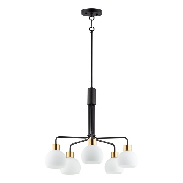 Maxim Lighting Coraline 5-Light Chandelier 11277SWBZSBR - main